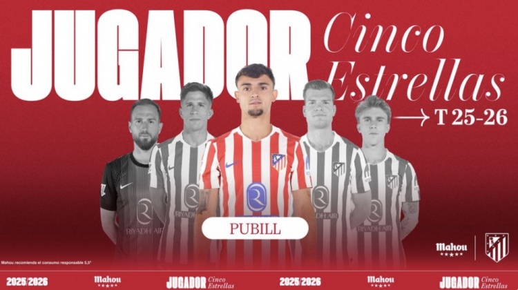 九游官网-7场全部打满！马竞官方：中后卫普比尔当选俱乐部1月最佳球员