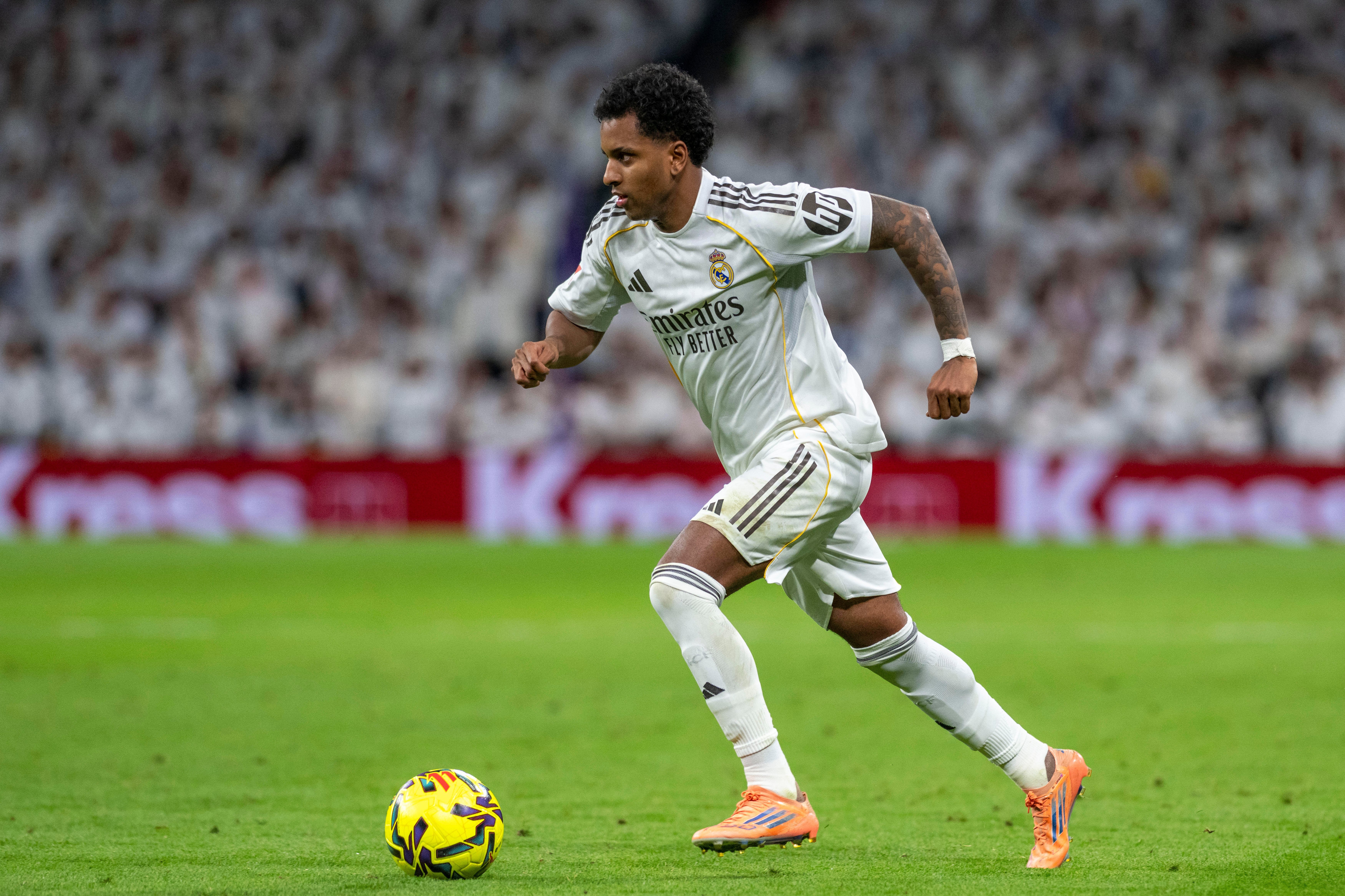 九游官网-患右腿肌腱炎！记者：罗德里戈将休战10天，争取对奥萨苏纳复出